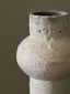 WHITE RUSTIC TEXTURED VASE