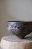 EARTH TONE FOOTED BOWL